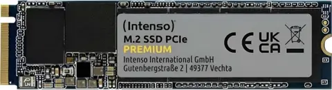 Intenso 3835460 1 TB Prenium 2100-1700Mb/s PCIe NVMe Gen3 M.2 22x80 SSD Harddisk