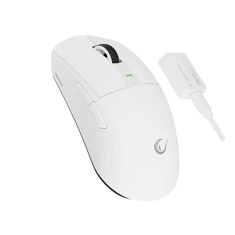 RAMPAGE ZENITH BT+Wired+2.4G Beyaz Kablosuz Gaming Mouse