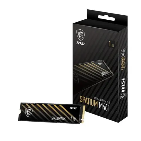 MSI Spatium M461 1TB PCIe NVMe Okuma – 5000 Yazma – 3200 M.2 SSD