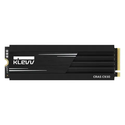 KLEVV Cras C930 1TB NVMe PCIe Gen4 x4 Okuma 7400MB – Yazma 6400MB PS5 Uyumlu Soğutuculu M.2 SSD (K01TBM2SP0-C93) – 2 Yıl Birebir Değişim Garantili