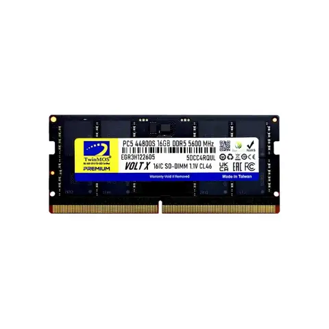 TwinMOS VOLTX 16GB 5600MHz CL46 DDR5 Dizüstü Bilgisayar RAM