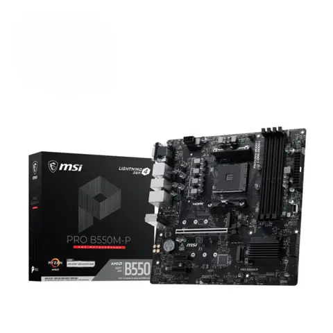 MSI PRO B550M-P 4400MHz (OC) DDR4 Soket AM4 M.2 HDMI DP mATX Anakart