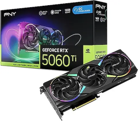 Pny RTX 5060 TI ARGB OC VCG5060T16TFXXPB1-O 128 Bit GDDR7 16 GB Ekran Kartı