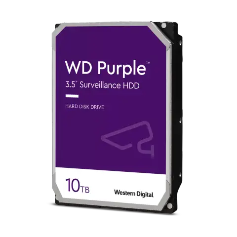 Western Digital WD102PURX 10 TB 7200rpm 256Mb Purple SATA3 3.5 inch 7/24 Harddisk