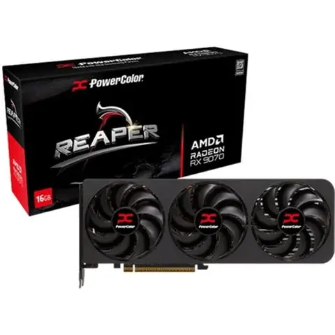 PowerColor RX9070XT-16G-A 16 GB GDDR6 Radeon RX9070XT Reaper 256Bit AMD Ekran Kartı