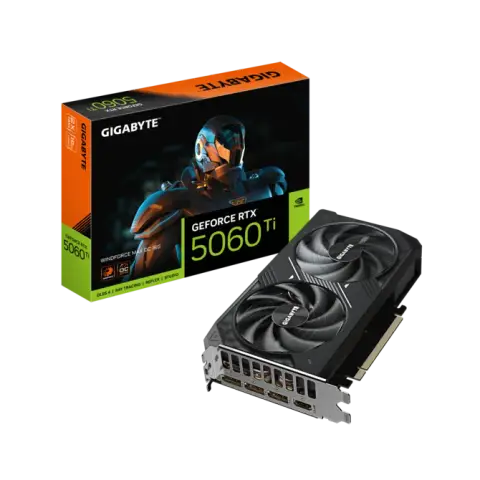 Gigabyte GV-N506TWF2MAX-OC-16GD 16 GB GDDR7 GeForce RTX5060 Ti WindForce Amcx OC 128Bit NVIDIA