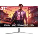 Gamepower 27'' VIVID F20 RGB Curved 144Hz 1ms VA Beyaz Gaming Monitör