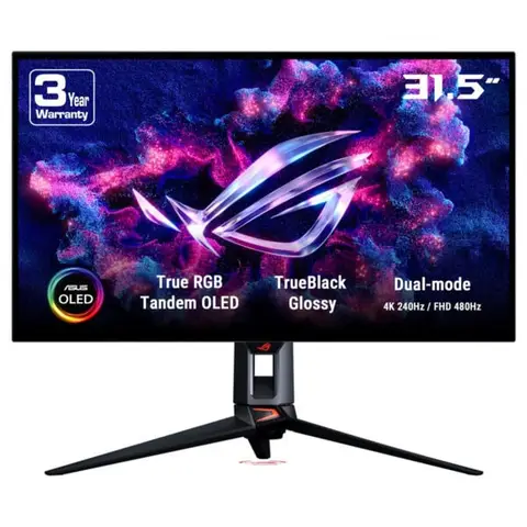 ASUS ROG Swift OLED PG32UCWM 31.5 inç 480 Full HD – 240Hz 4K Dual-Mode 0.03ms Adaptive Sync WOLED Gaming Monitör