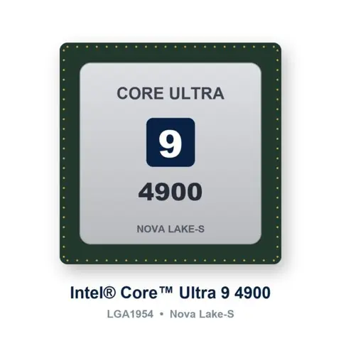 Intel Core Ultra 9 4900 Nova Lake-S 22 Çekirdek 65W LGA1954 İşlemci