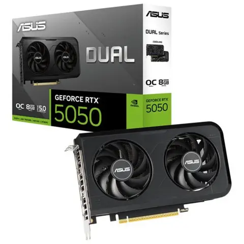 ASUS DUAL GeForce RTX 5050 OC 8GB GDDR6 128 Bit DLSS 4 Ekran Kartı