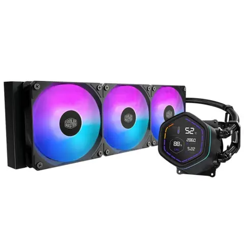 Cooler Master MasterLiquid Core Nex Digital ARGB 360mm Intel-AMD Uyumlu İşlemci Sıvı Soğutucu (MLX-D36M-A18PA-RD)