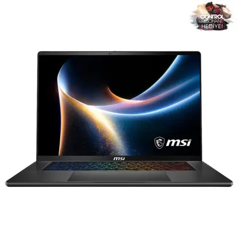MSI STEALTH 16 AI+ B3WI-003TR  Intel Core Ultra 9-386H GeForce RTX 5080 16GB 125W 32GB DDR5 1TB SSD 16 inç QHD+ 240Hz OLED W11 Home Gaming Laptop