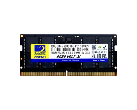 Twinmos TMD516GB4800S40 16 GB DDR5 4800Mhz CL40 Notebook Bellek
