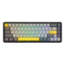 AJAZZ AK680 Max Gri Front Printed Magnetic Rice Manyetik Switch 8K Hz RGB Hotswap Gaming Klavye – 2 Yıl Birebir Değişim Garantili