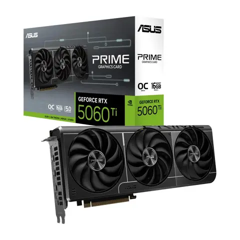 ASUS PRIME GeForce RTX 5060 Ti OC 16GB GDDR7 128 Bit DLSS 4 Ekran Kartı