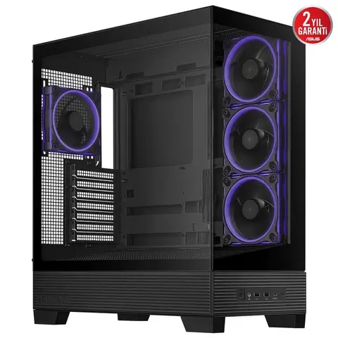 ASUS A31 PLUS TG ARGB Tempered Glass ATX Siyah Kasa