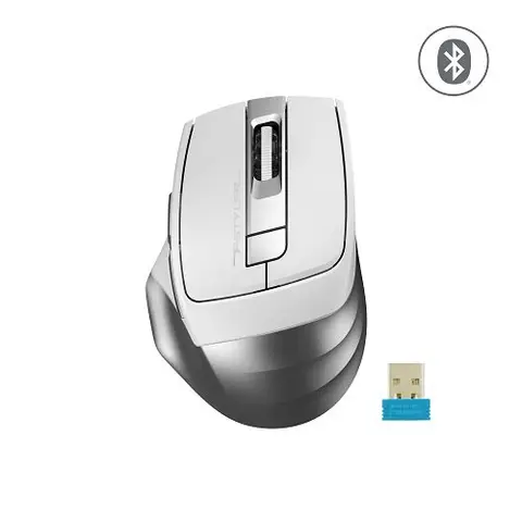 A4 Tech FB35 2000 Dpi 6 Tuşlu 2.4Ghz Bluetooth Kablosuz Beyaz Mouse