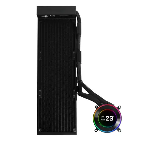 Lian Li Hydro-Shift II LCD-C 360 Siyah Fansız Sıvı Soğutucu