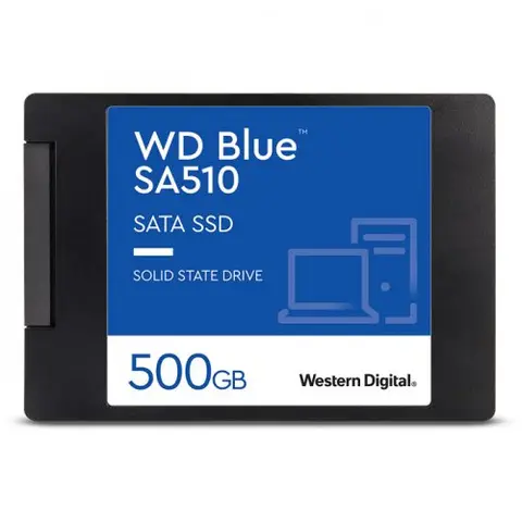 Western Digital WDS500G3B0A 500 GB 560-510Mb/s 3D NAND SATA3 2.5 inhc SSD Harddisk