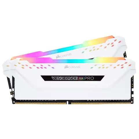 CORSAIR Vengeance RGB PRO Beyaz 32GB (2x16GB) 3200MHz CL16 DDR4 PC Ram