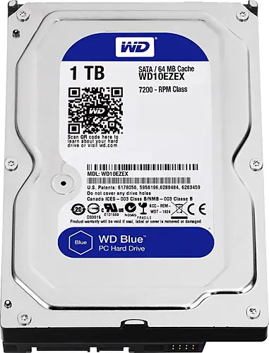 Western Digital Caviar Blue WD10EZEX SATA 3.0 7200 RPM 3.5" 1 TB Harddisk