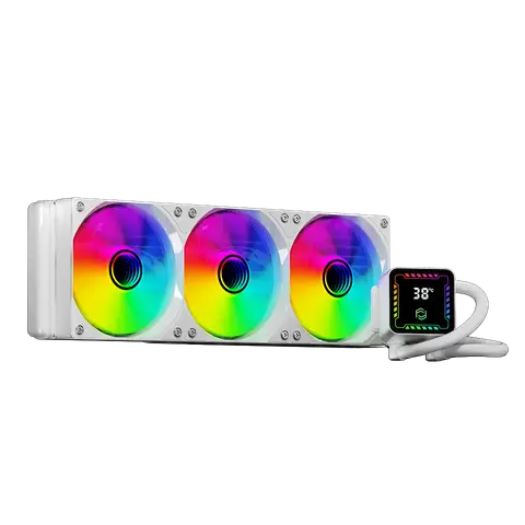 Frisby FCL-360W 360mm 3x12cm ARGB Fanlı AMD-INTEL Beyaz Sıvı Soğutmalı İşlemci Fanı
