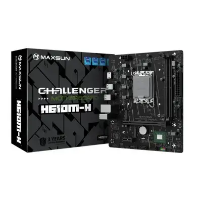 Maxsun Challenger H610M-H LGA1700 DDR4 3200Mhz M.2 HDMI mAtx Intel Anakart