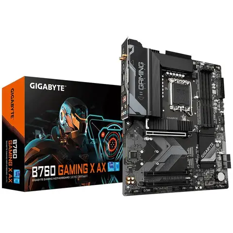 GIGABYTE B760 Gaming X AX 7600Mhz(OC) DDR5 Soket 1700 M.2 Hdmi Dp Atx Anakart