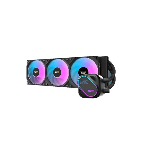 Aigo DO360 360mm 3x12cm ARGB Fanlı AMD-INTEL AM5-1851 Uyumlu Siyah Sıvı Soğutmalı İşlemci Fanı