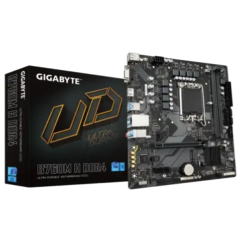 Gigabyte B760M H DDR4 Sc-1700 B760 DDR4 3200MHz 2XM2 mATX INTEL Anakart