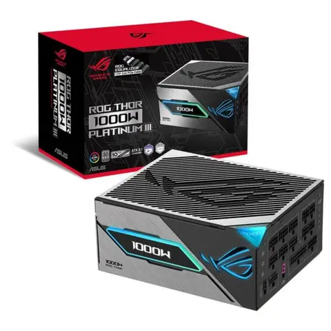 ASUS ROG Thor 1000W Platinum III (ROG Equalizer) 1000W 80+Platinum Full Modüler ATX 3.1 Güç Kaynağı