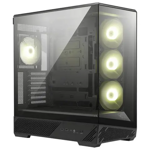 MSI MAG PANO 130R PZ Black 4x120mm ARGB Fan Temperli Cam Mid Tower ATX Gaming Kasa