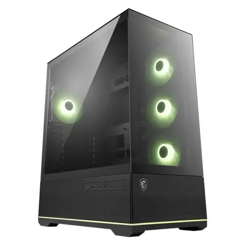 MSI MAG PANO 110R PZ Siyah 4x120mm ARGB Fan Temperli Cam Mid Tower ATX Gaming Kasa