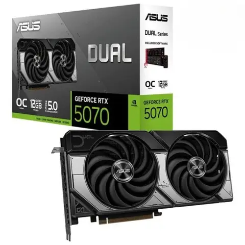 ASUS DUAL GeForce RTX 5070 OC 12GB GDDR7 192 Bit DLSS 4 Ekran Kartı