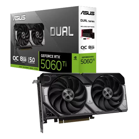 Asus DUAL-RTX5060TI-8G 8 GB GDDR7 GeForce RTX 5060 Ti 128Bit NVIDIA Ekran Kartı