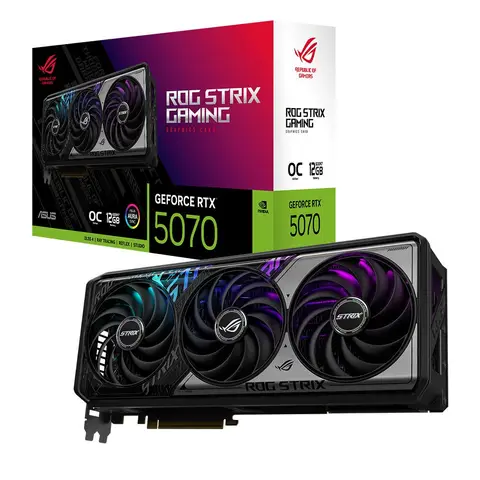 ASUS GeForce RTX 5070 ROG Strix OC 12GB GDDR7 192 Bit DLSS 4 NVIDIA Ekran Kartı