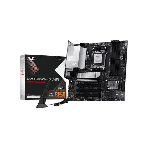 MSI PRO B850M-P WIFI AM5 DDR5 Micro ATX Anakart