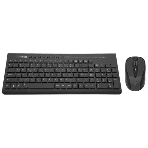 Frisby FK-W156QU USB Q TR Multimedia 1600 Dpi 3 Tuşlu Kablosuz Klavye Mouse Set