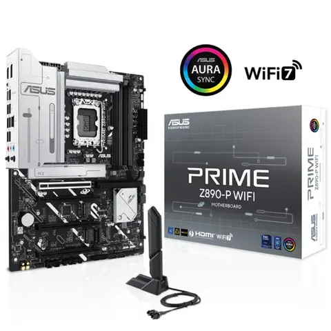 ASUS Prime Z890-P WiFi 8400 MHz (OC) DDR5 Soket LGA1851 M.2 HDMI DP ATX Anakart
