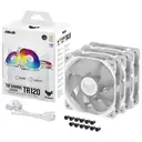 ASUS TUF TR120 ARGB 120MM Beyaz 3’LÜ Kasa Fanı