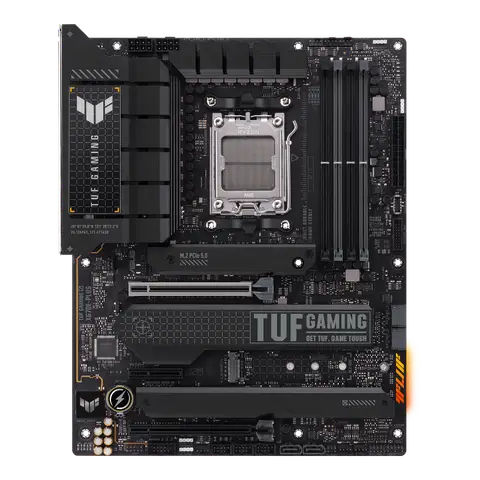 Asus TUF GAMING X670E-PLUS Sc-AM5 X670E DDR5 6400Mhz 4xM2 2.5Gbit AURA RGB ATX AMD Anakart