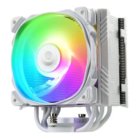 Enermax ETS-T50A-W-ARGB 120mm 5 x 6mm Isı Borulu Intel-AMD Uyumlu Beyaz Hava Soğutucu – 2 Yıl Birebir Değişim Garantili