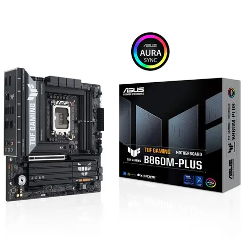 ASUS TUF Gaming B860M-PLUS 8800MHz (OC) DDR5 Soket LGA1851 M.2 HDMI DP mATX Anakart