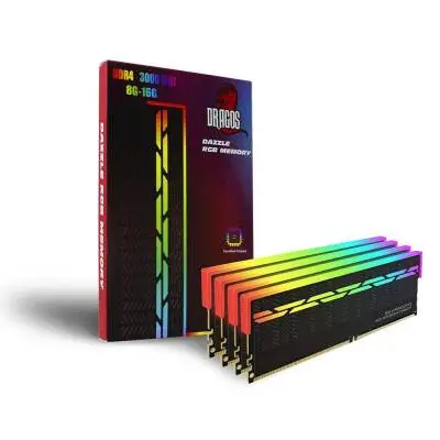 Dragos Sirius Vega M 16GB DDR4 3000MHZ Siyah Pcb Pc Ram RGB