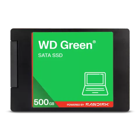 Western Digital WDS500G5G0A 500 GB 545-465MB/s SATA3.0 2.5 inch Green SSD Harddisk