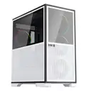1ST PLAYER IF8 BTF BEYAZ ARGB 4X12CM FAN TERS ÇEVİRİLEBİLİR TEMPERLİ CAM MESH PANELLER E-ATX KASA