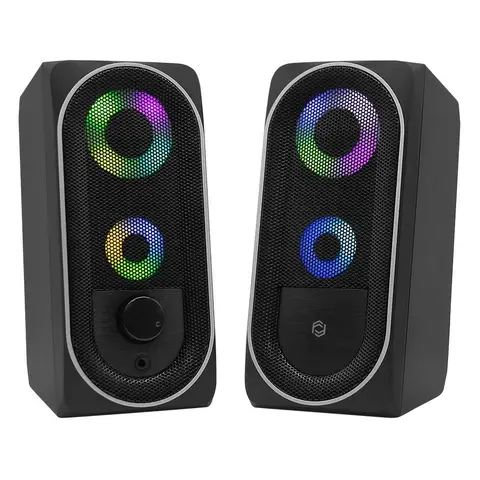 Frisby FS-2138U 1+1 6W RMS RGB Ledli 3.5mm Jakl� Siyah Hoparl�r