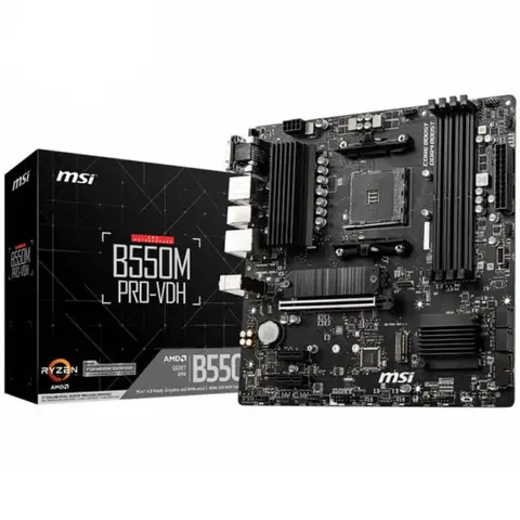 MSI B550M PRO-VDH 4400MHz(OC) DDR4 Soket AM4 M.2 mATX Anakart