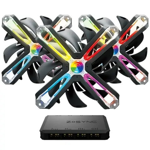 Zalman ZM-SF120A3 12cm RGB Fanlı 3 lü Paket Kasa Fanı