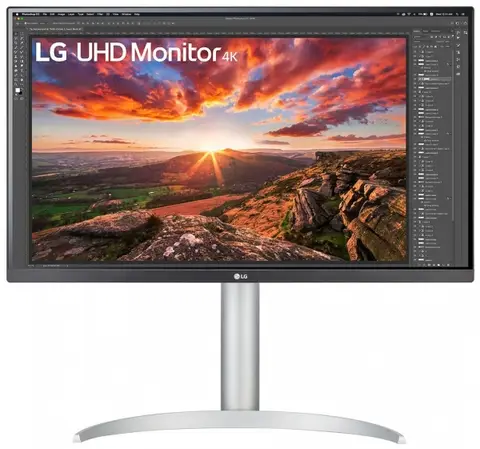 Lg 27UP850K-W 27 inch 3840x2160 5ms 60HZ MM HDMI DP USB-C 4K HDR 400 IPS Siyah Pivot Monitör